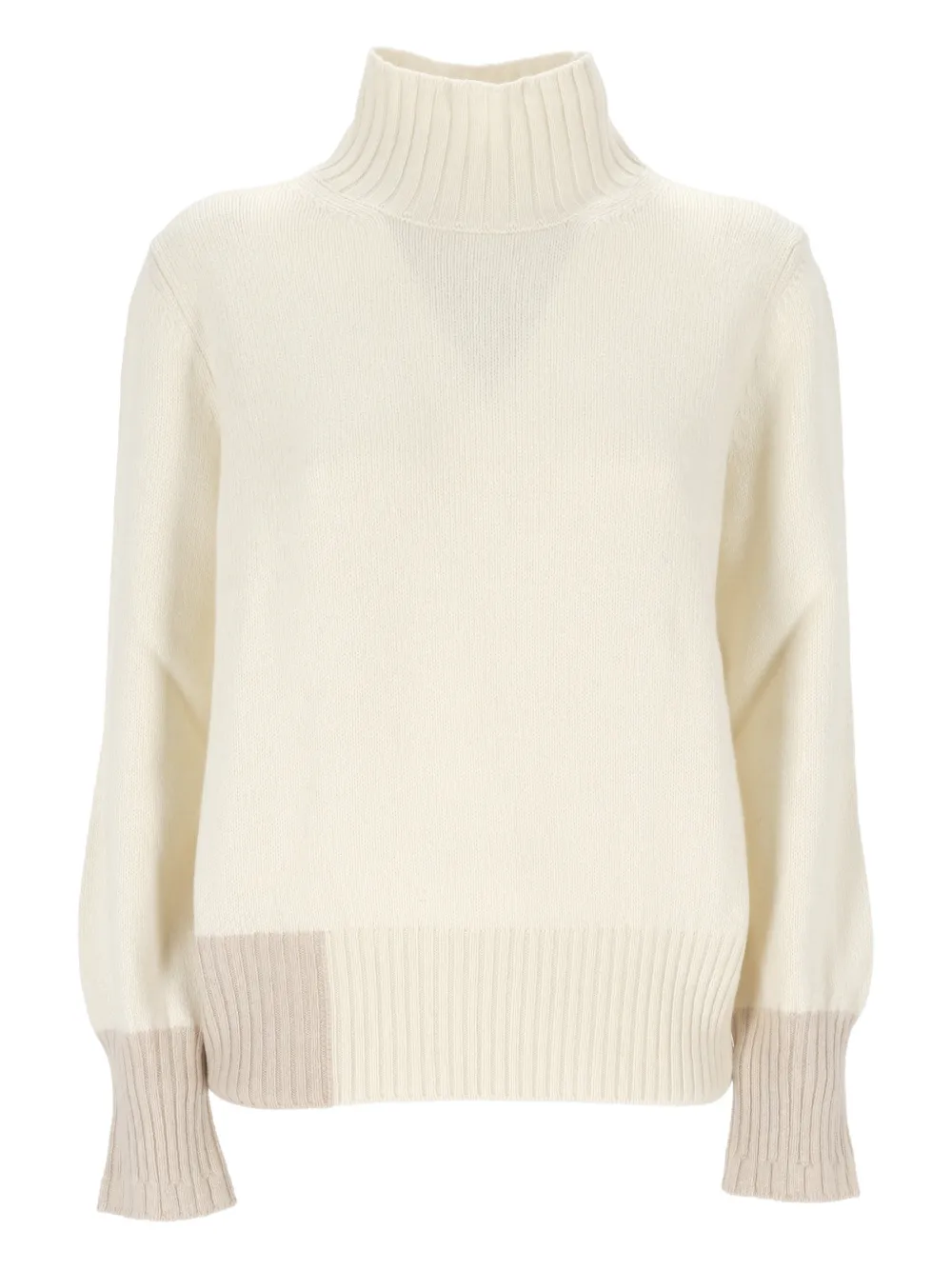 Gran Sasso High-neck Sweater In Neutral