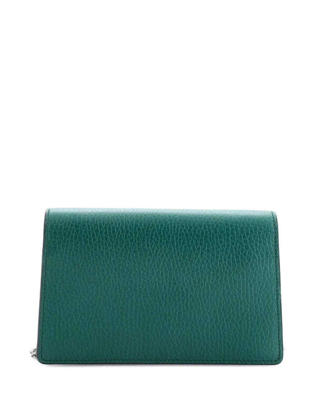 GUCCI Pre-owned Dionysus Bag Leather Super Mini Clutch Bag In Green