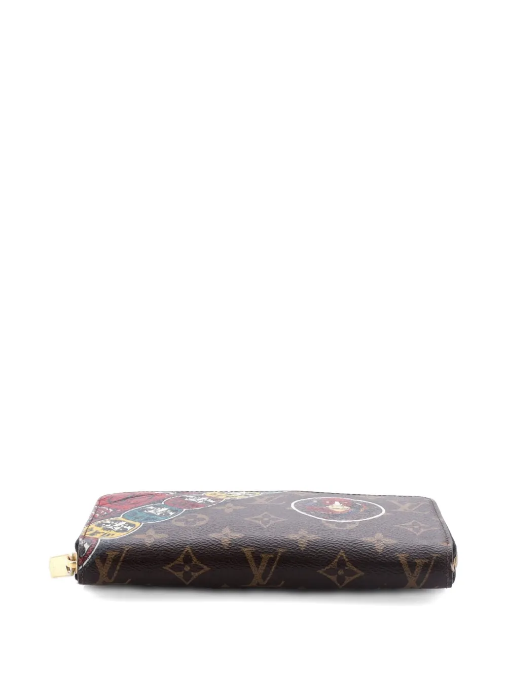 Pre-owned Louis Vuitton Zippy Wallet Limited Edition Kabuki Monogram Canvas Small Wallets In Brown
