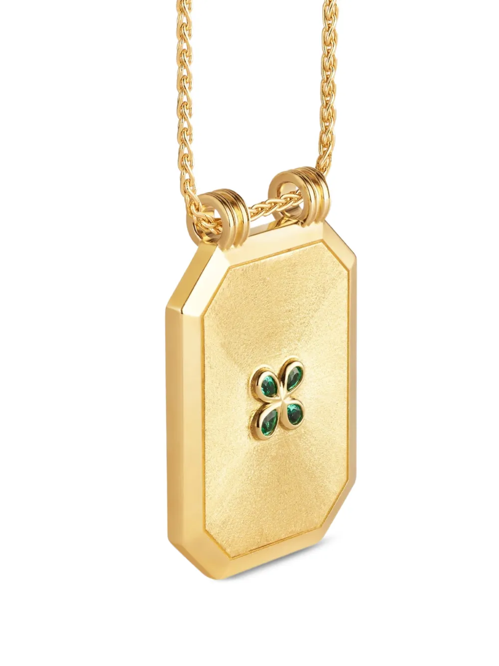 Luck Emerald Scapular Necklace