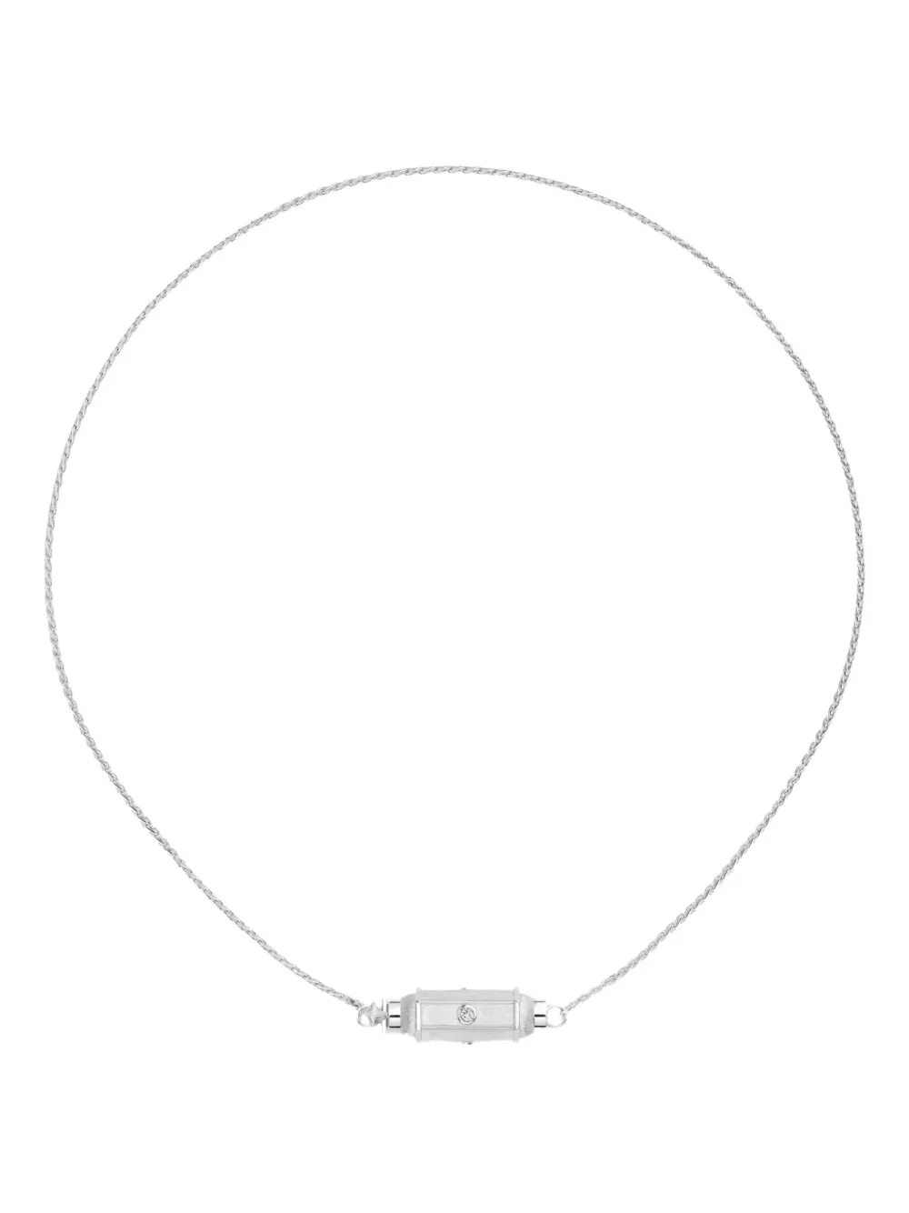 Marie Lichtenberg diamond micro coco necklace - Silber