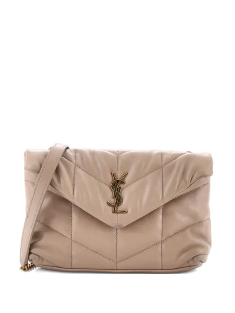 Saint Laurent Pre-Owned Loulou Puffer Shoulder Bag Quilted Leather Mini crossbody bag