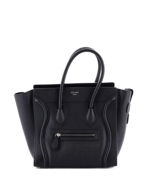 Celine Pre-Owned Luggage Bag Grainy Leather Micro tote bag