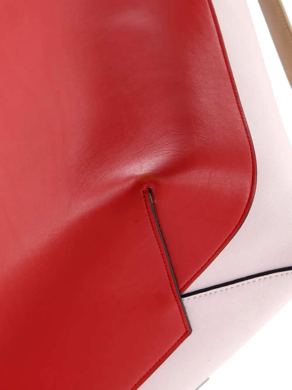 Pre-owned Celine Twisted Cabas Tote Calfskin Small Hobo Bag In Multi