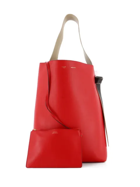 Celine Pre-Owned Twisted Cabas Tote Calfskin Small hobo bag