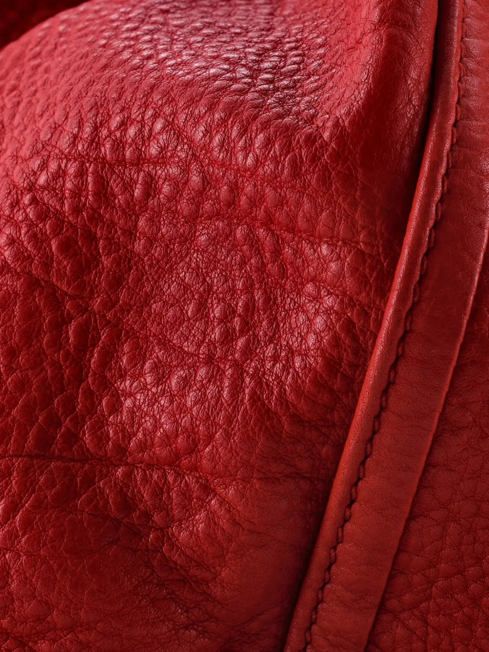 GUCCI Pre-owned Sukey Ssima Leather Large Tote Bag In Red