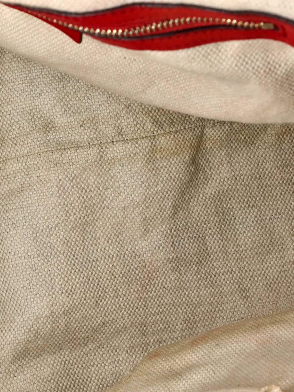 GUCCI Pre-owned Sukey Ssima Leather Large Tote Bag In Red