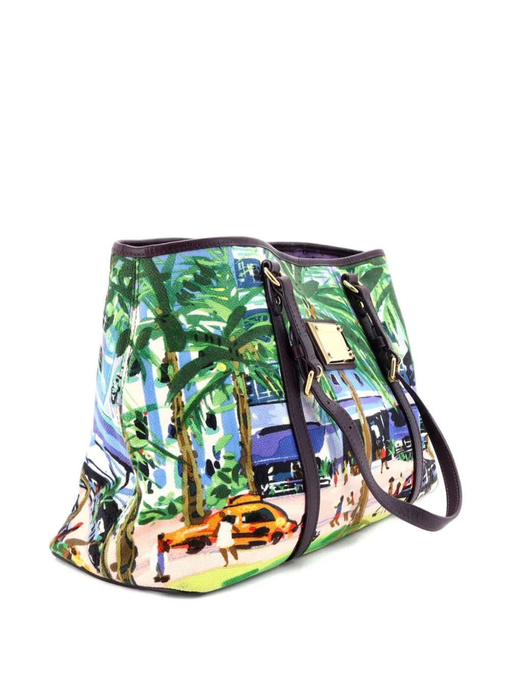 LOUIS VUITTON Pre-owned Ailleurs Cabas Limited Edition Printed Canvas Pm Tote Bag In Multi