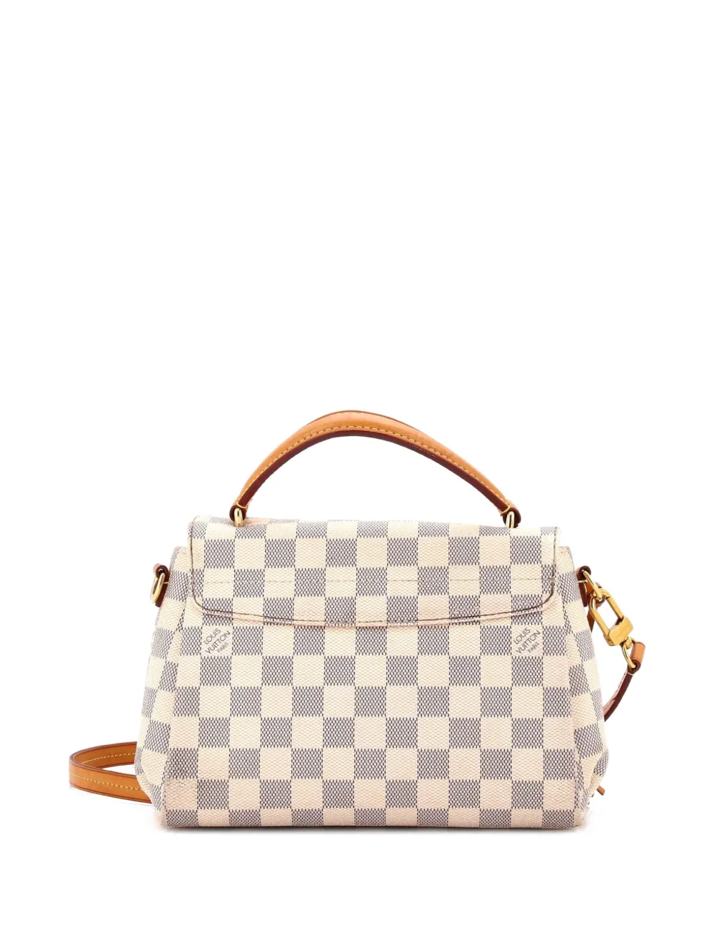 Pre-owned Louis Vuitton Croisette Handbag Damier Crossbody Bag In White