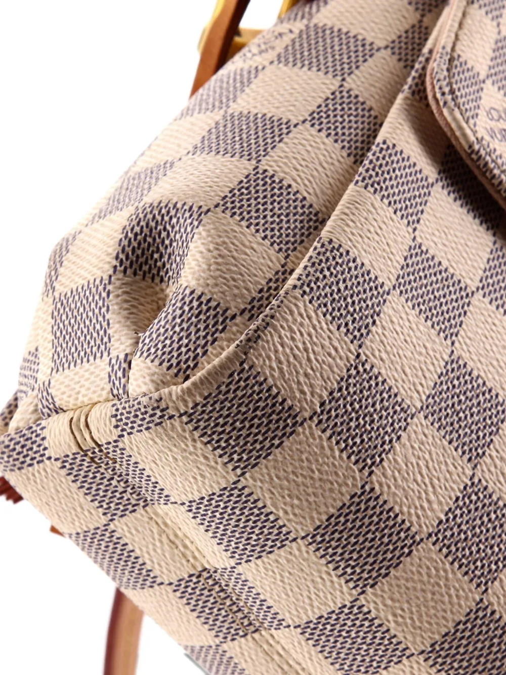 Pre-owned Louis Vuitton Croisette Handbag Damier Crossbody Bag In White