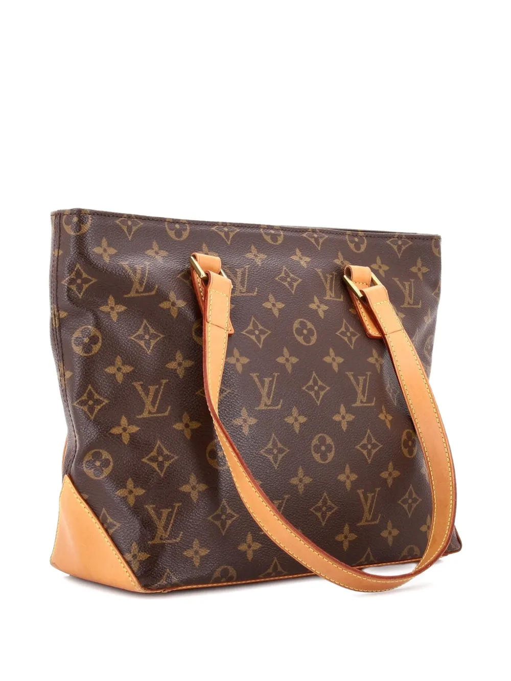 Pre-owned Louis Vuitton Cabas Piano Monogram Canvas Tote Bag In Brown