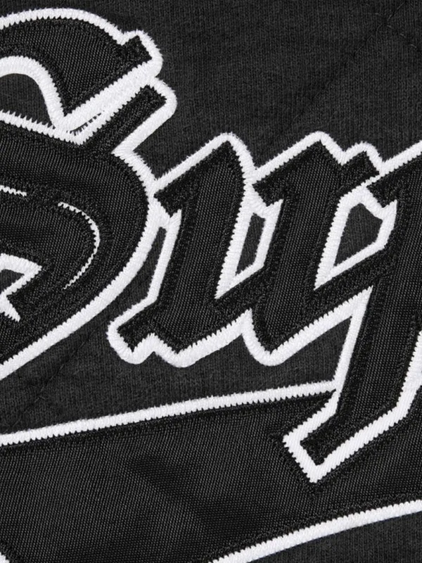 Supreme キルティング ジップ パーカー | ブラック | FARFETCH JP