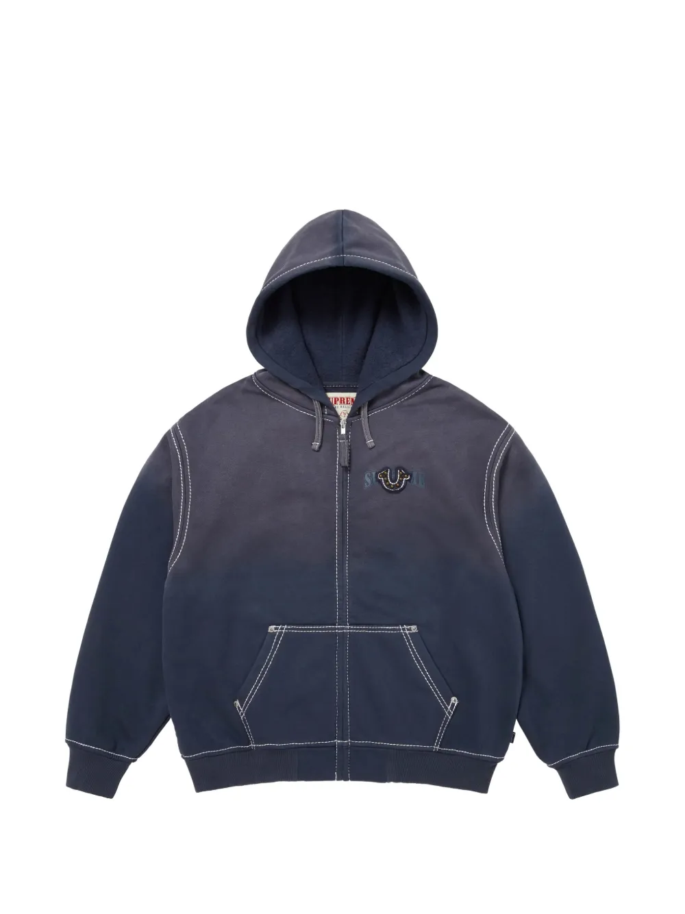 Supreme x True Religion® zip-up hoodie - Blue