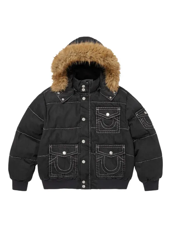 Supreme x True Religion® Puffer Jacket | Black | FARFETCH CH