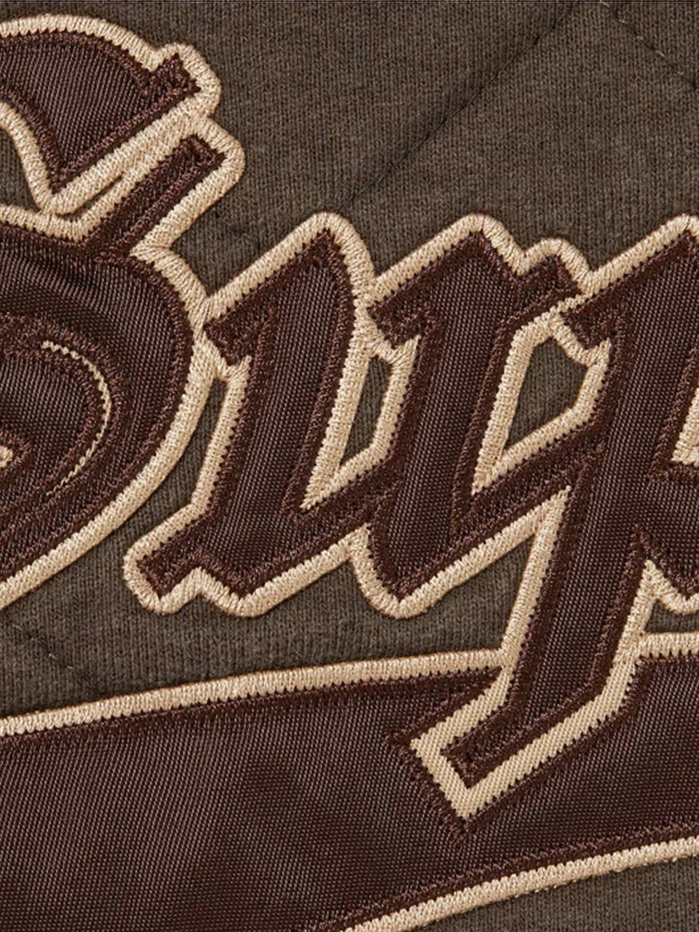 Supreme logo-patch quilted-pattern bomber jacket | Down Jackets | Image 2