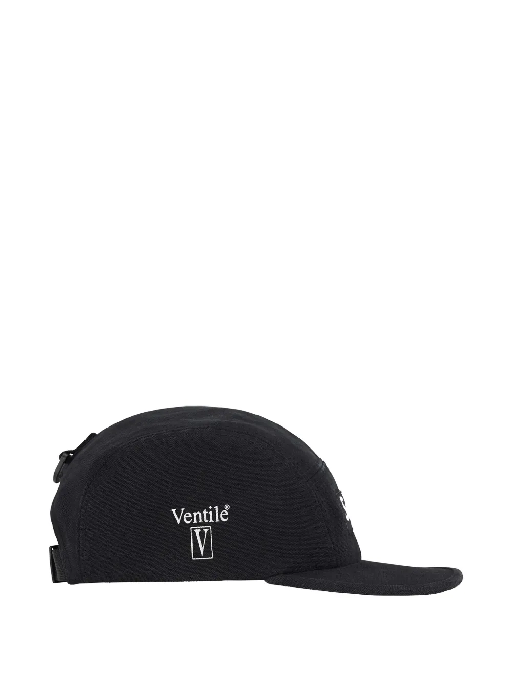 Supreme Honkbalpet met logopatch - Zwart