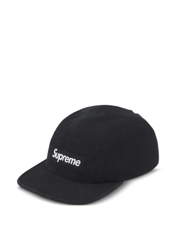 Supreme 黒 キャップ ロゴ入り Supreme ロゴ キャップ | ブラック | FARFETCH JP