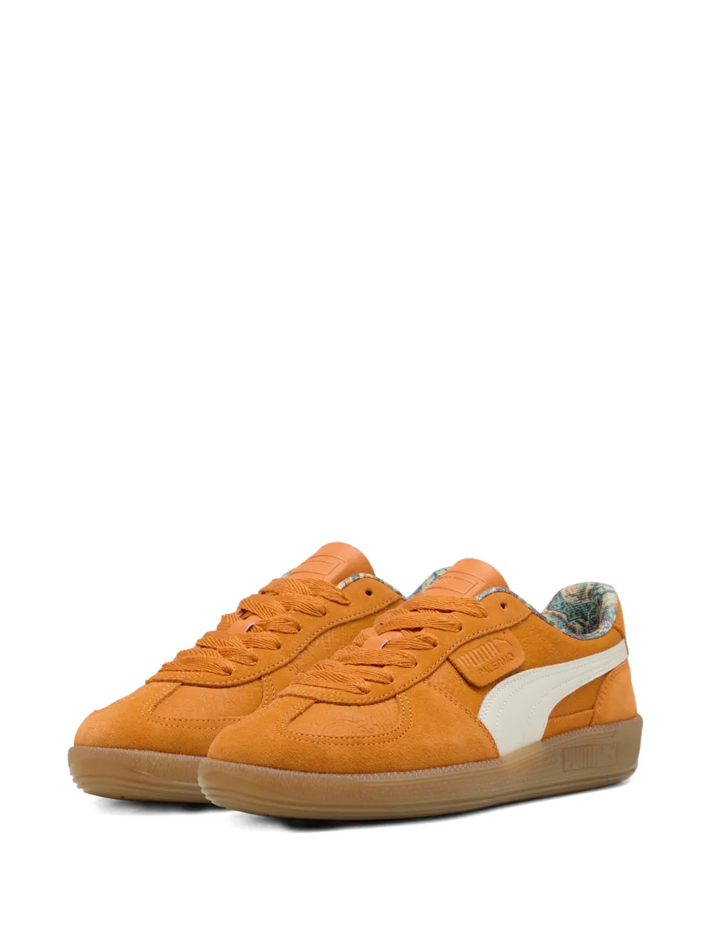 PUMA Palermo Bomber sneakers met reliëf Oranje