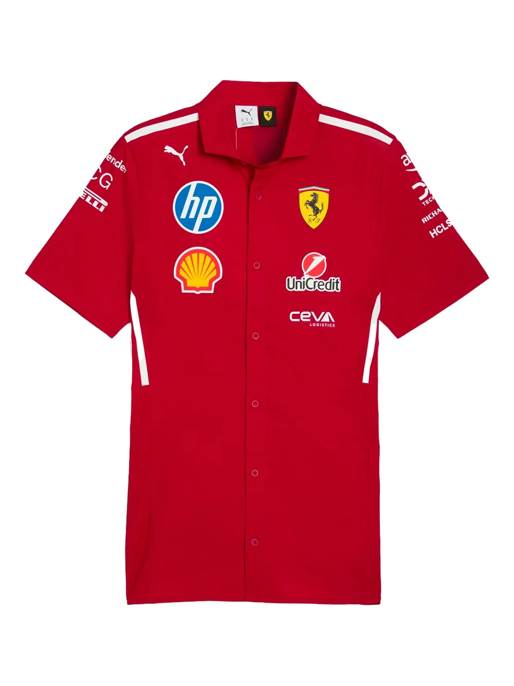PUMA x Scuderia Ferrari 2025 Team short-sleeve shirt - Rosso