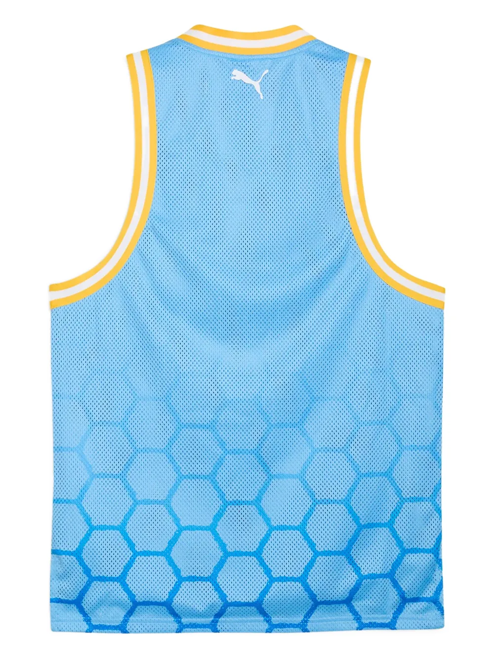 PUMA v-neck graphic T-shirt - Blauw