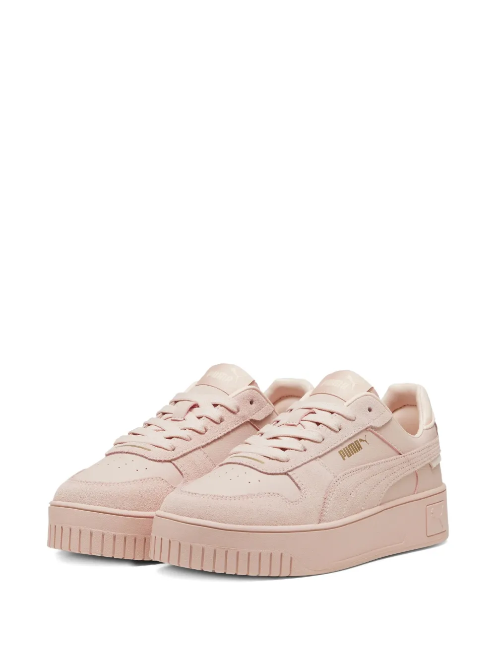 PUMA lace-up plataform sneakers - Roze