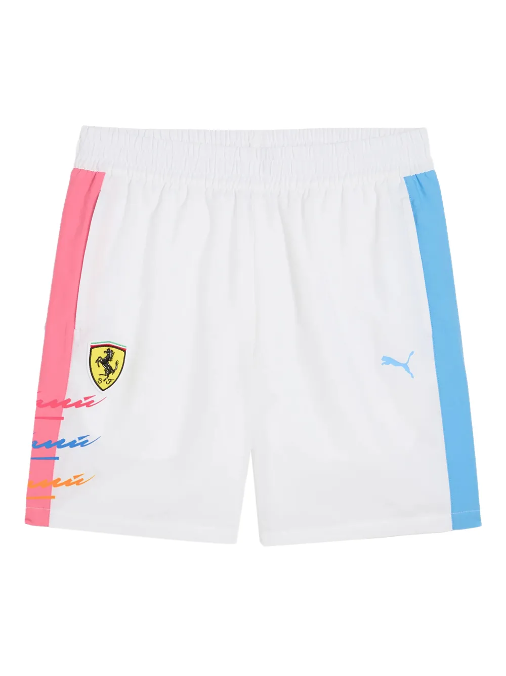 PUMA shorts deportivos Miami T7 en colaboración con Ferrari | blanco | Image 1