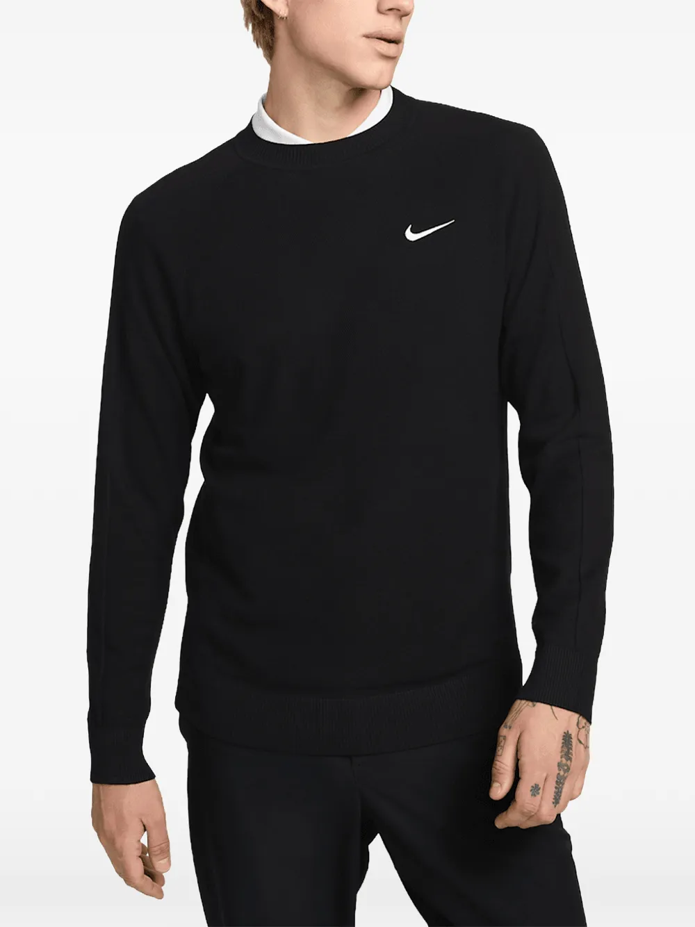 Nike knit crew-neck sweatshirt - Schwarz