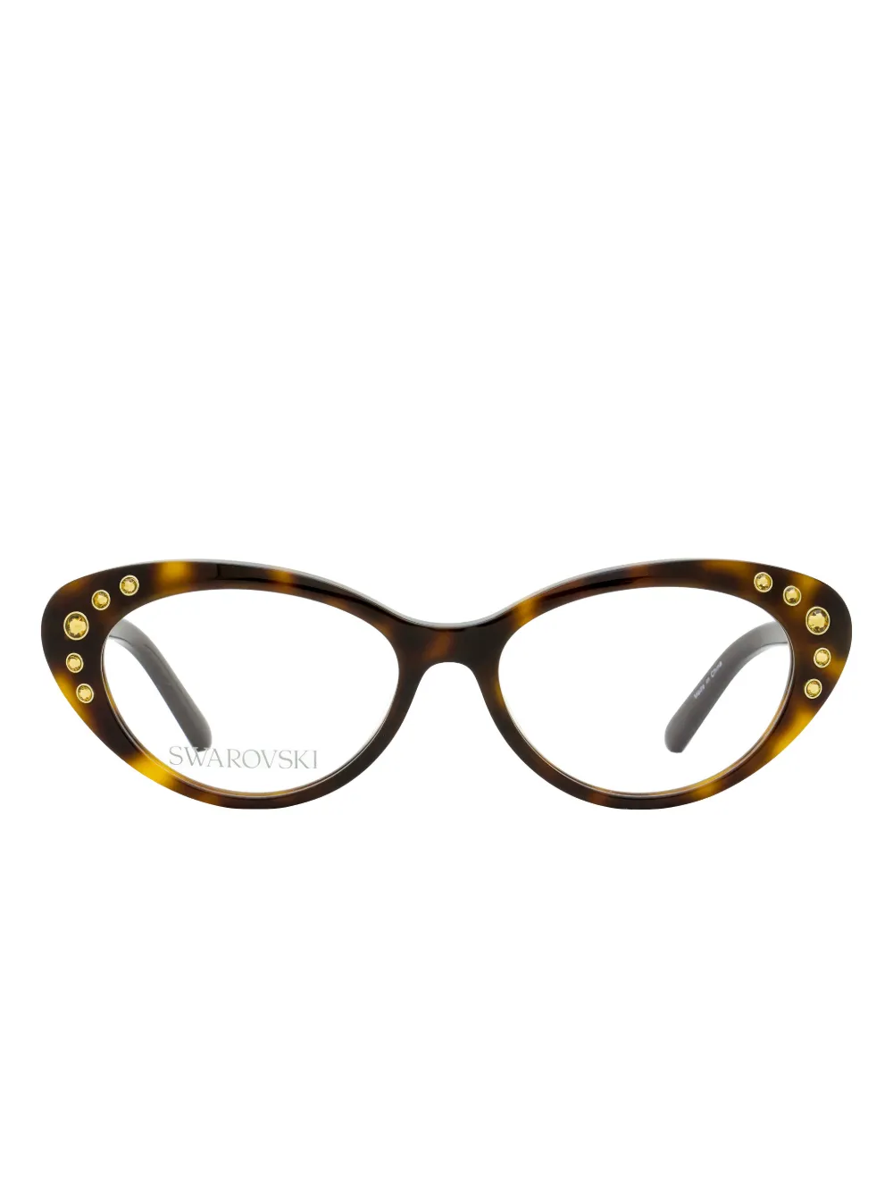 Swarovski Eyewear Sk5429 Cat-eye Glasses In Brown