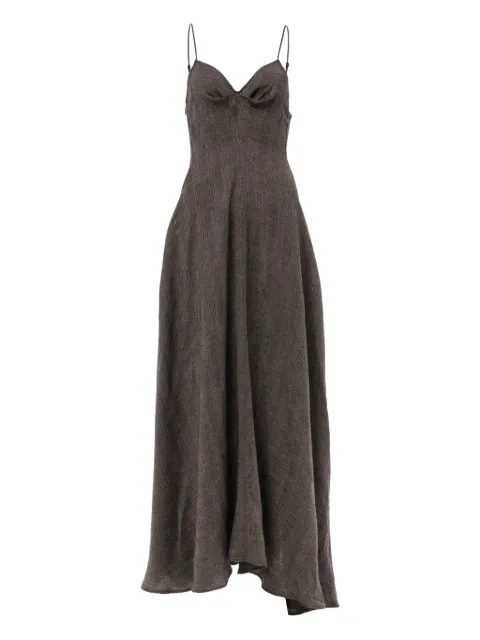 YANGKEHAN knotted maxi dress