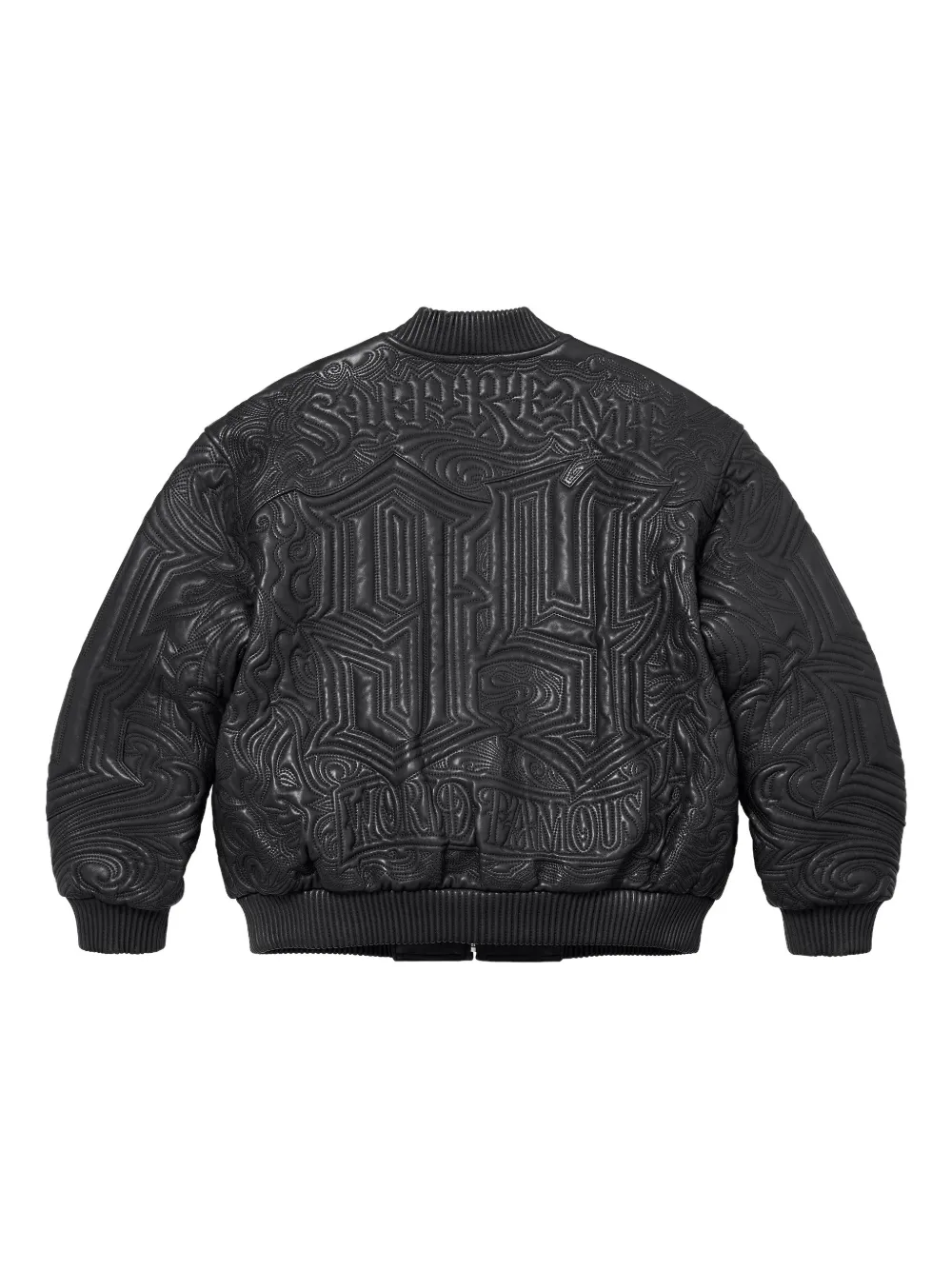 Supreme embroidered leather jacket | Leather Jackets | Image 2