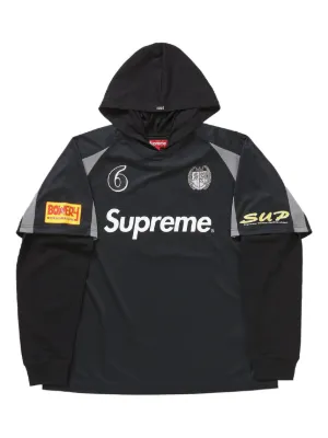 Supreme キルティング ジップ パーカー | ブラック | FARFETCH JP
