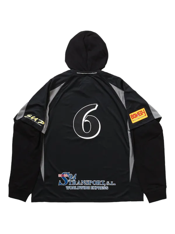 Supreme Soccer Hooded Jersey | Black | FARFETCH CA