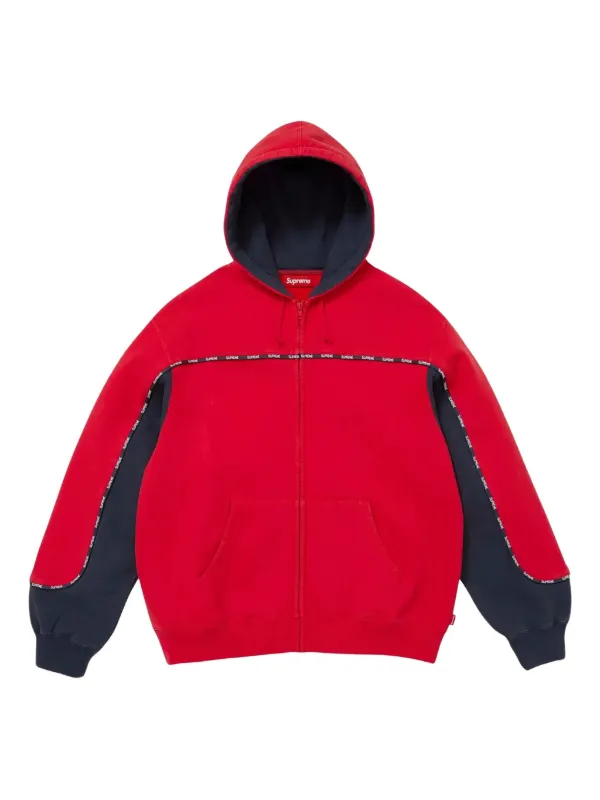 Supreme ジップアップパーカー レッド Supreme ジップアップ パーカー | レッド | FARFETCH JP