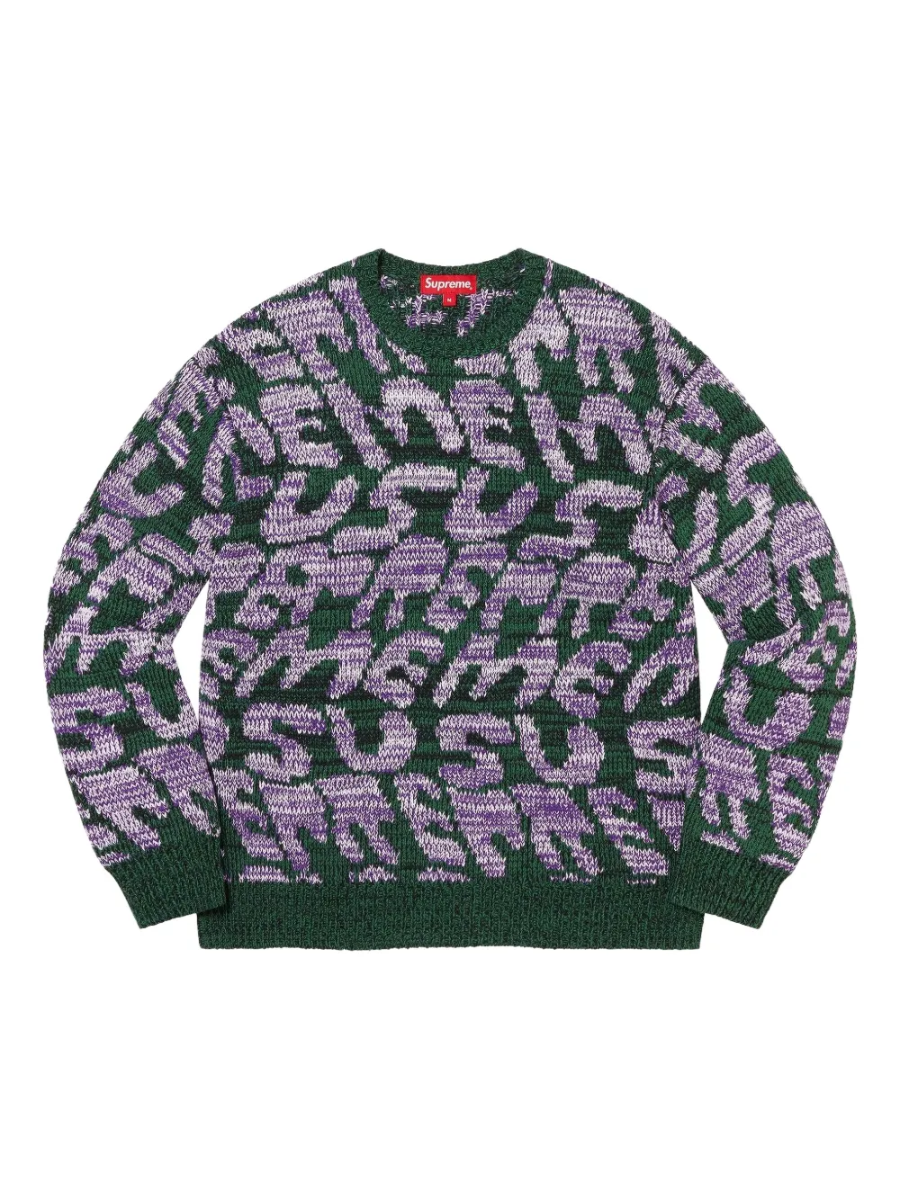Supreme Stacked sweater | Green | Image 1