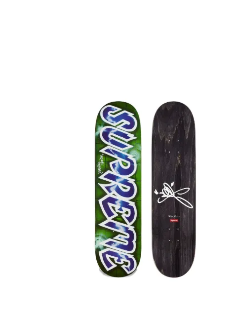 Supreme x Lee Quinones Lee-logo skateboard deck