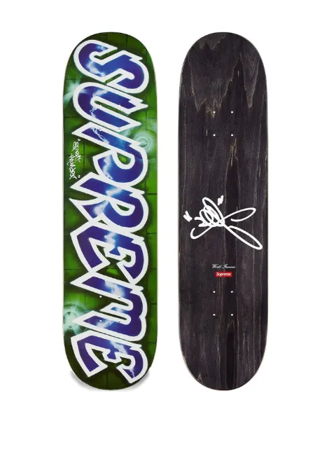 Supreme x Lee Quinones Lee-logo skateboard deck