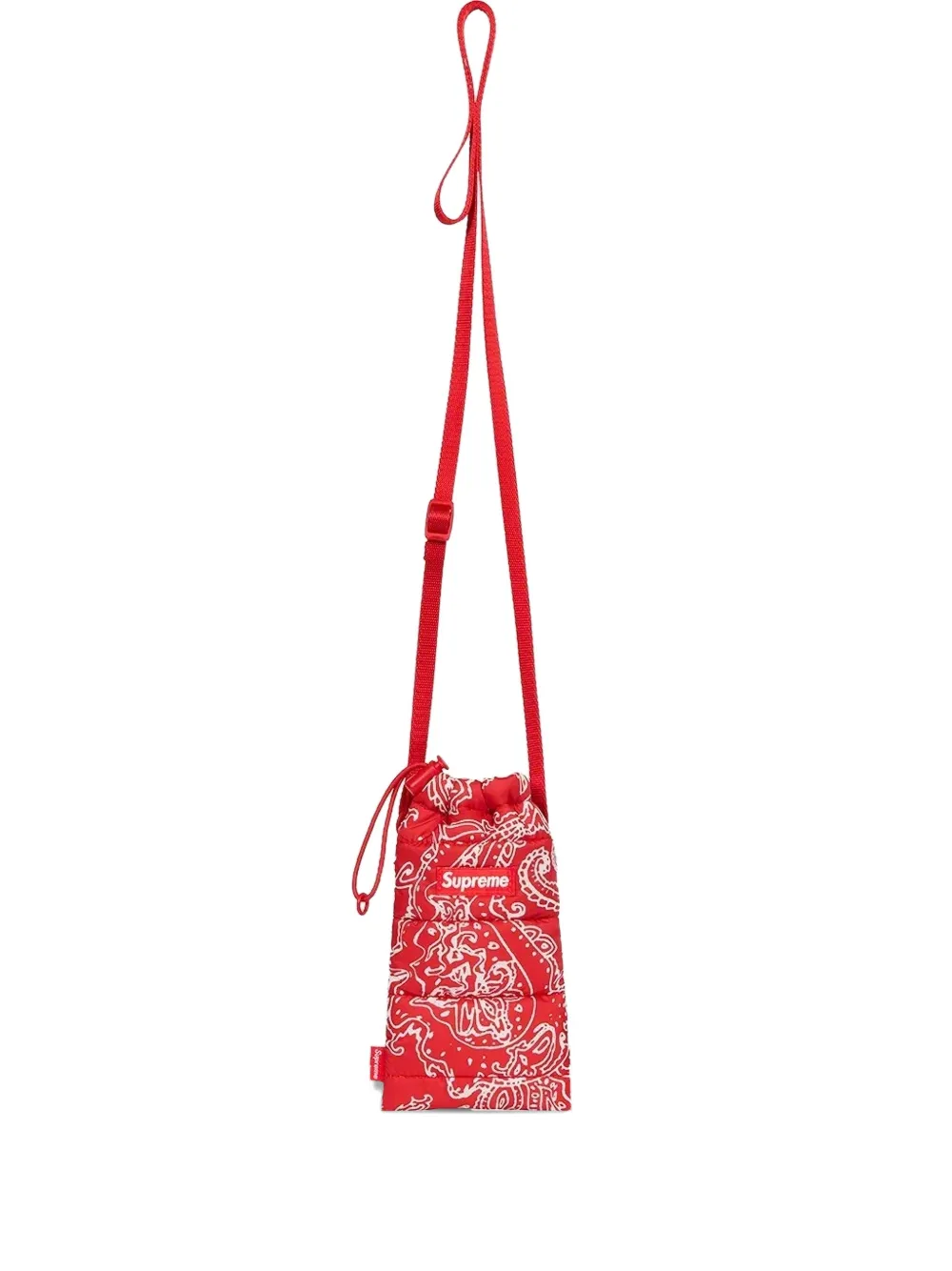 Supreme pochette à motif cachemire | rouge | Image 1