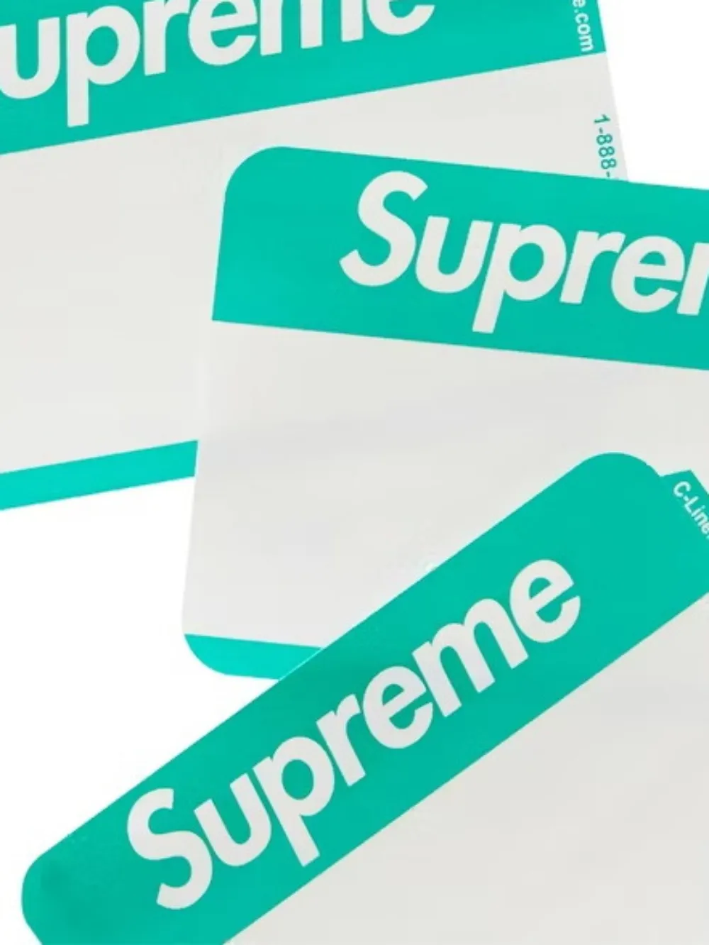 Supreme name badge stickers | Image 2