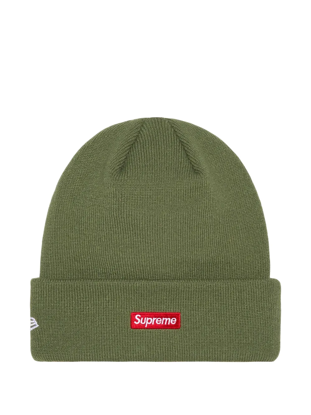 Supreme x New Era logo beanie hat - Verde