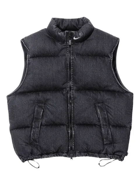 Supreme x Nike denim puffer gilet