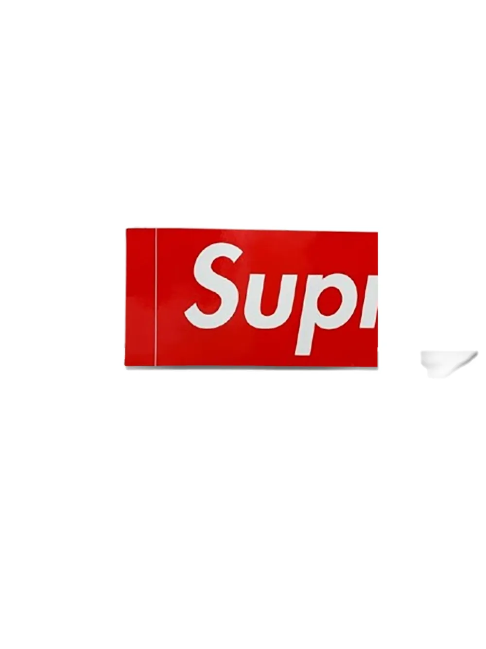 Supreme Box Logo-print Sticker In Brown