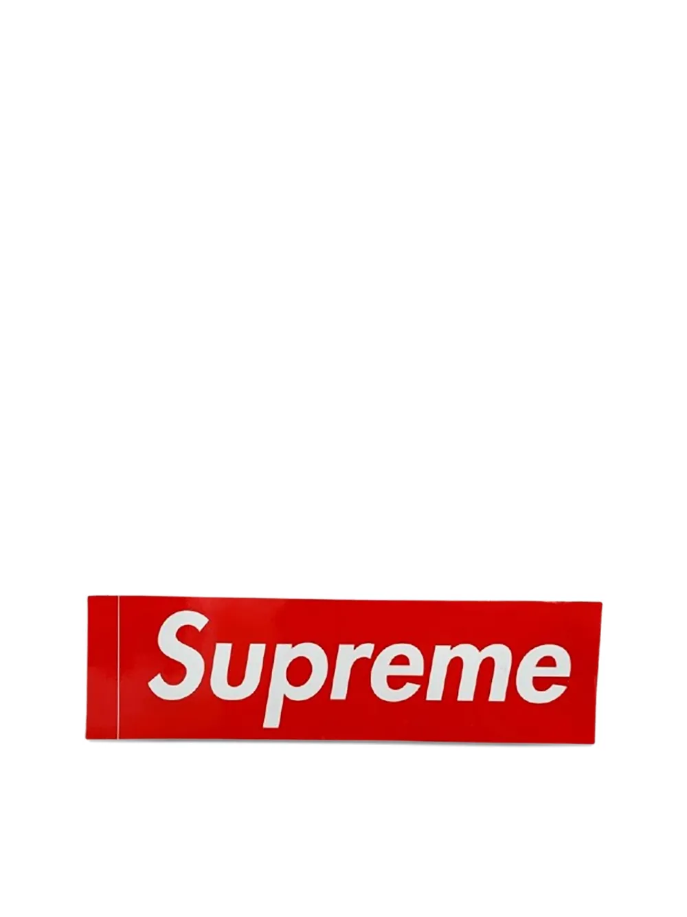 Supreme box logo-print sticker | Red | Image 1