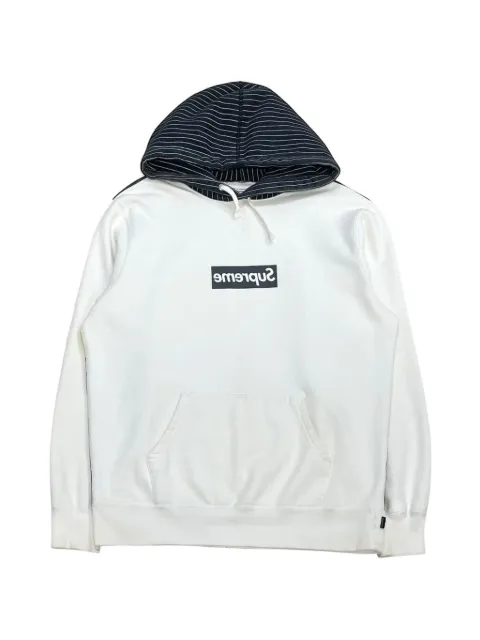 Supreme x Comme Des Garçons striped hoodie