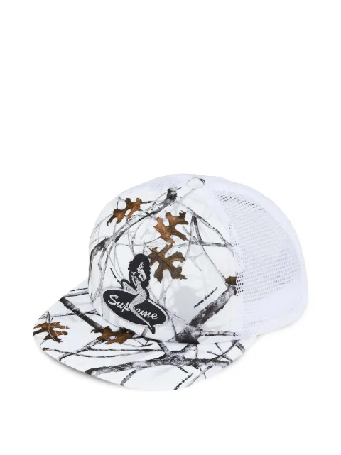 Supreme gorra trucker con árbol estampado