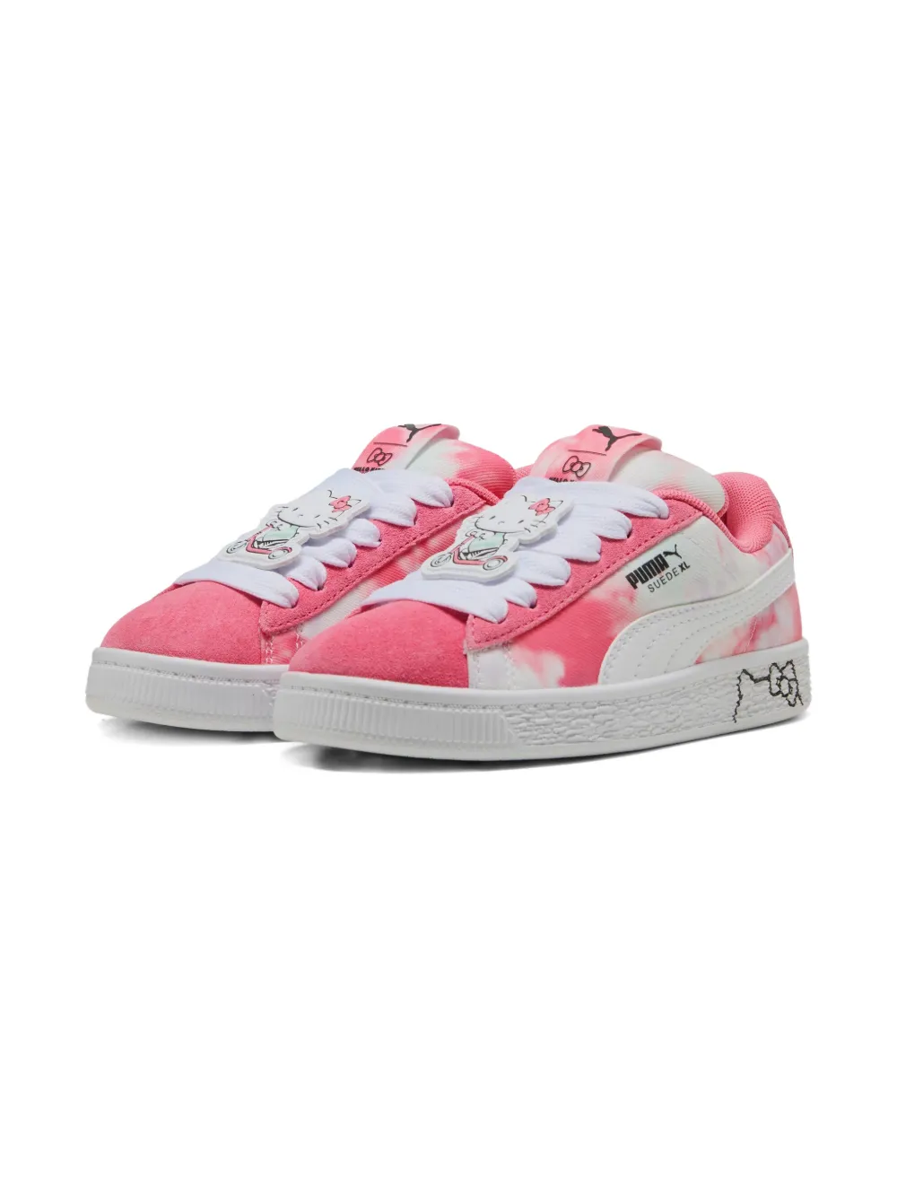 Puma Kids x Hello Kitty and Friends Suede XL sneakers - Rosa