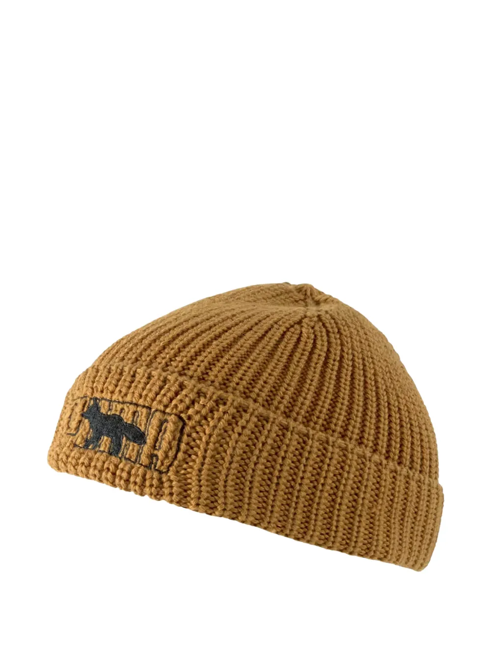 PUMA x Maison Kitsune ribbed beanie hat - Marrone