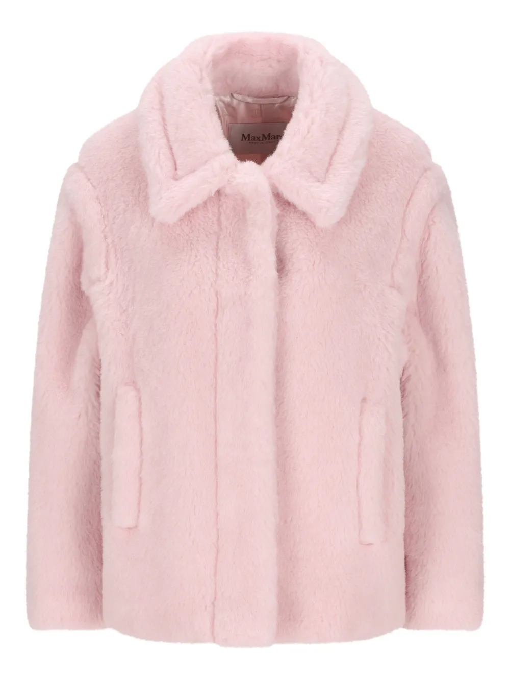 Max Mara Teddy Jacket In Pink