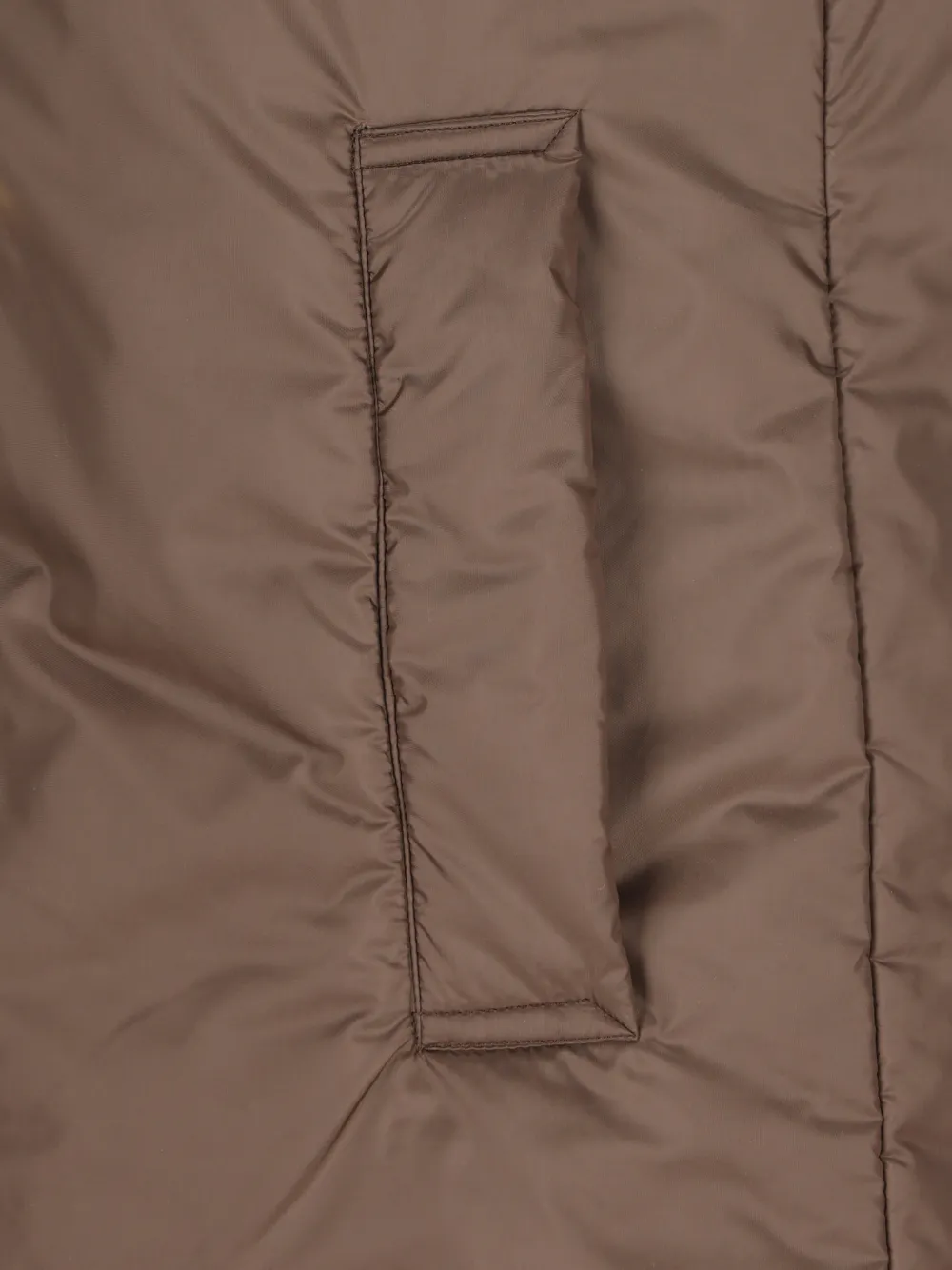 Max Mara Gilet met capuchon Bruin