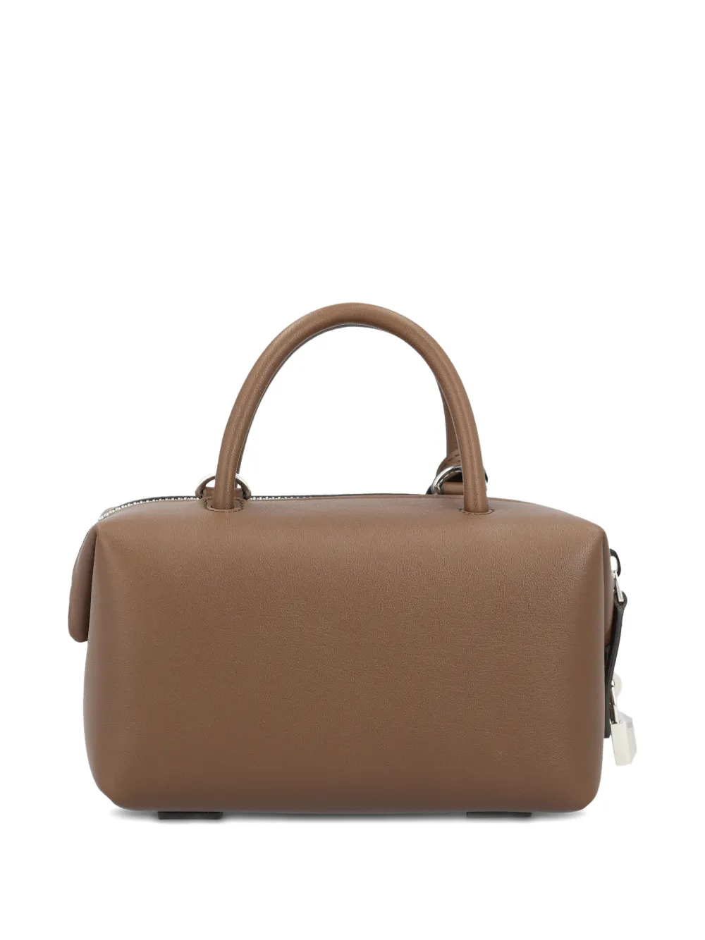 Max Mara Holdalls padlock-detail leather tote bag - Bruin
