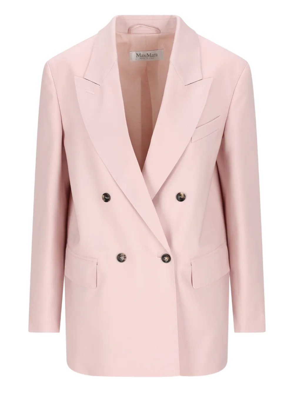 Max Mara button double-breasted blazer | Pink | Image 1